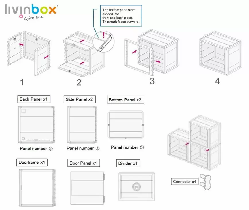 Easy Assembly with No Tools Required